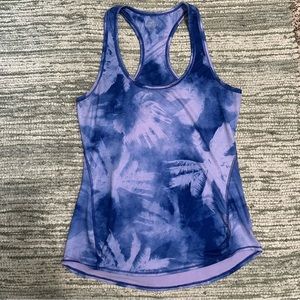Athleta tank top - blue - small